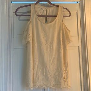 Lace tank top